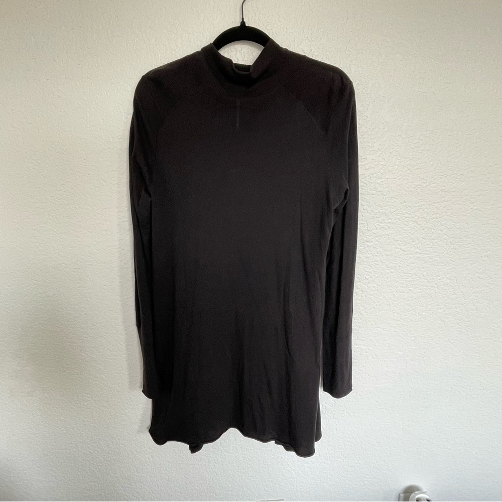 Free People Black Turtleneck Flowy Dress
